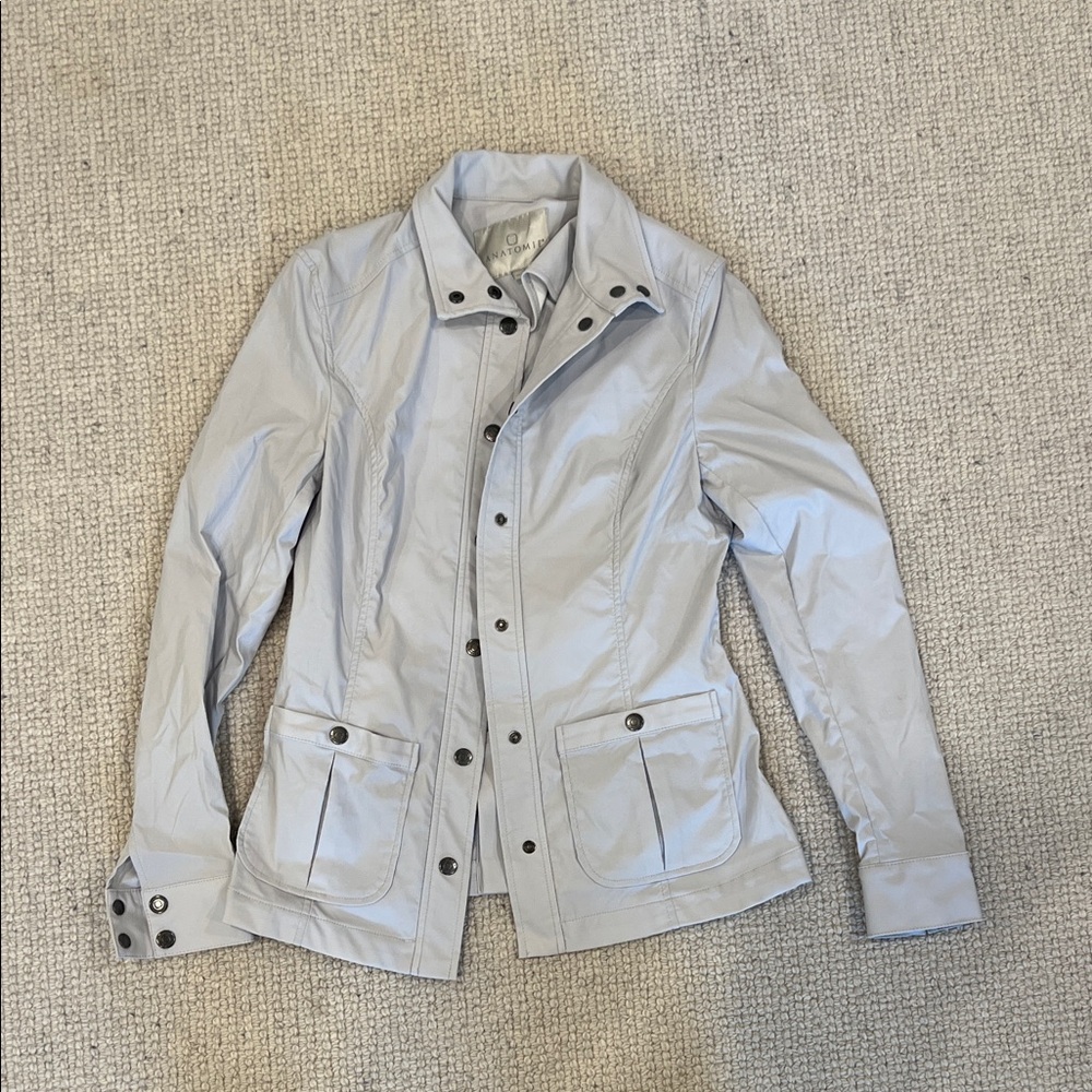 Anatomie Light Gray Button-Up Jacket size XS